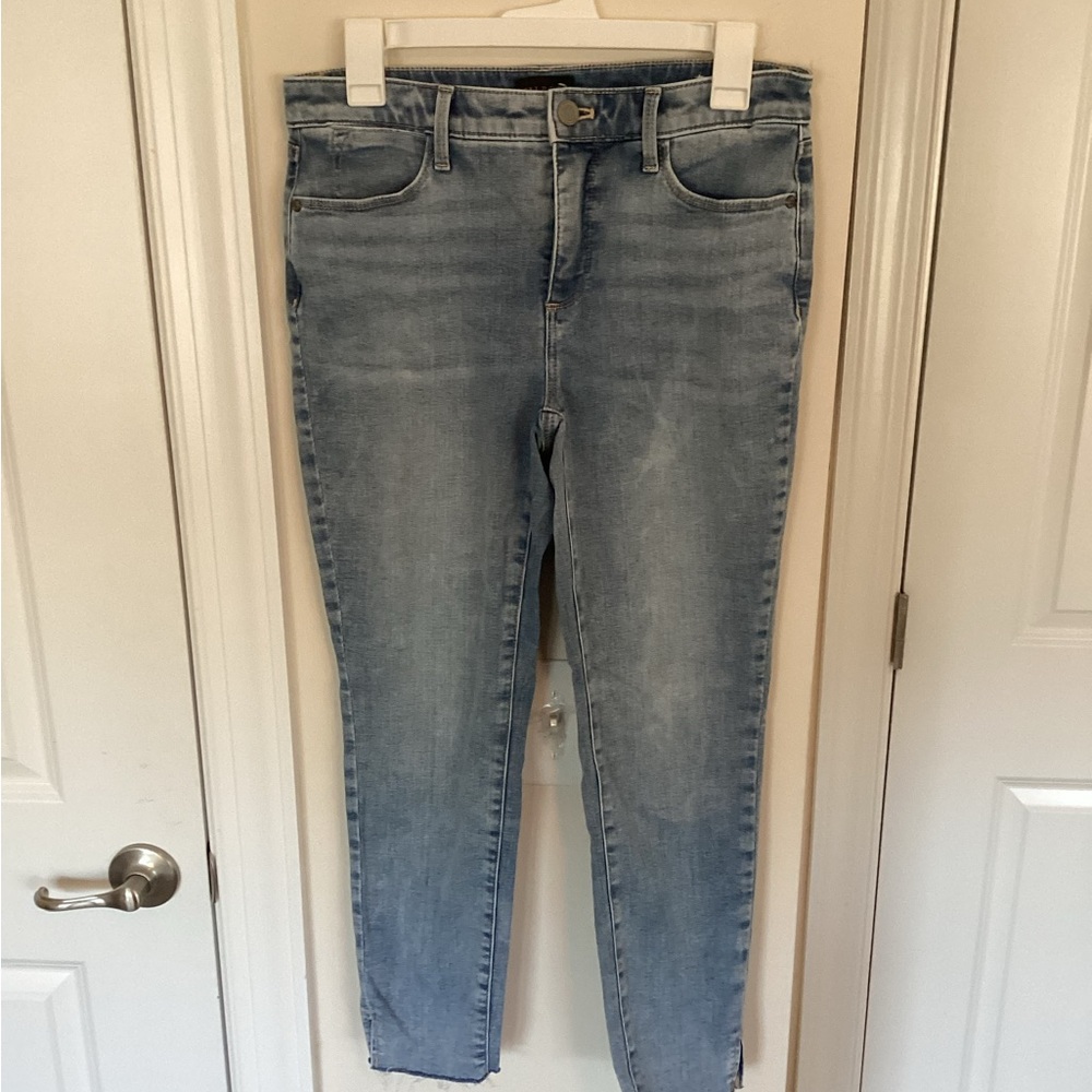 Talbots High Rise Skinny Ankle Length Blue Jean, 4 petite